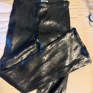 Future collective Black Sequin Pants
